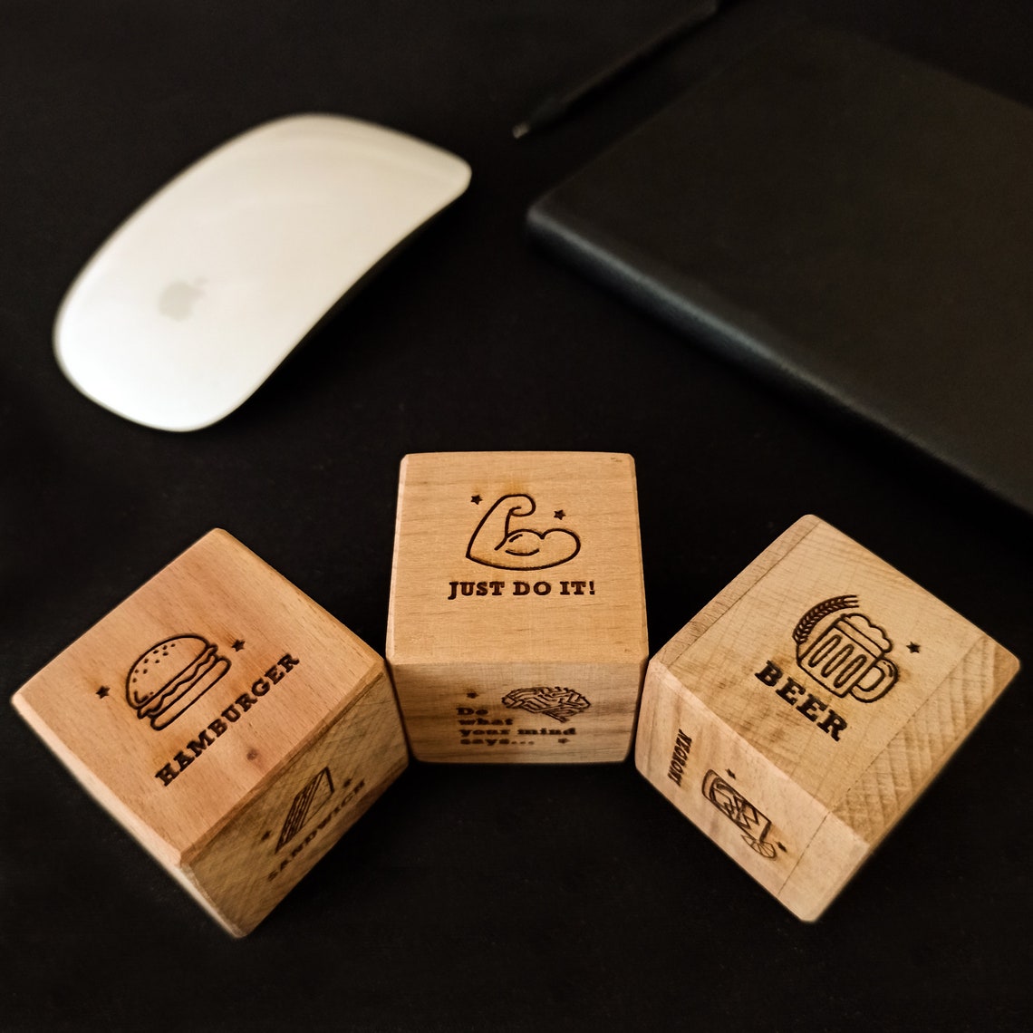 Fortune Telling Dice Personalized Gift Fate Cube Gift For Etsy