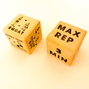 FastFood Decision Dice (Geschenk personalisieren - Spezialwürfel - Holzwürfel) - Feinschmeckerwürfel Lustiges Geschenk für Sie oder Ihn