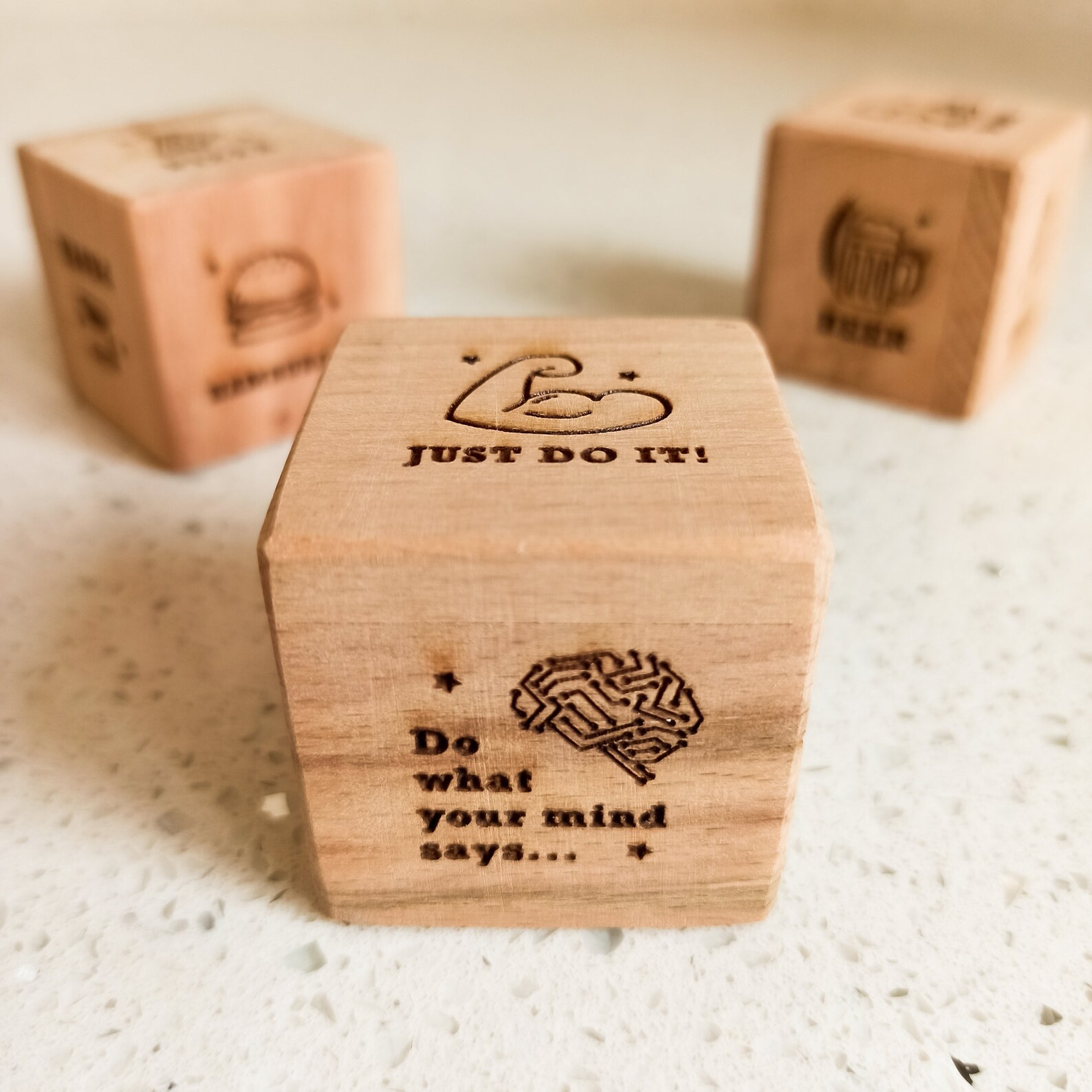 Fortune Telling Dice Personalized Gift Fate Cube Gift For Etsy