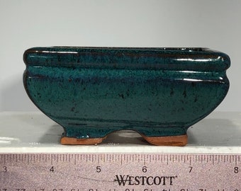 4.5” ceramic bonsai pot