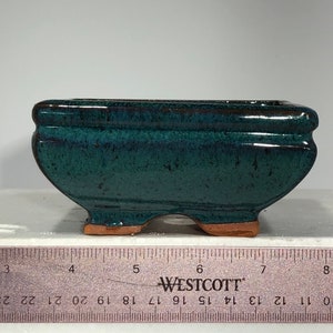 4.5” ceramic bonsai pot