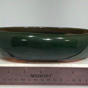 Oval Shape Bonsai Pot 7.25"LX4.75"WX2"H  23.00