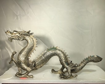 Chromium Plated Brass Dragon