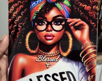 BLESSED UV DTF Planner cover