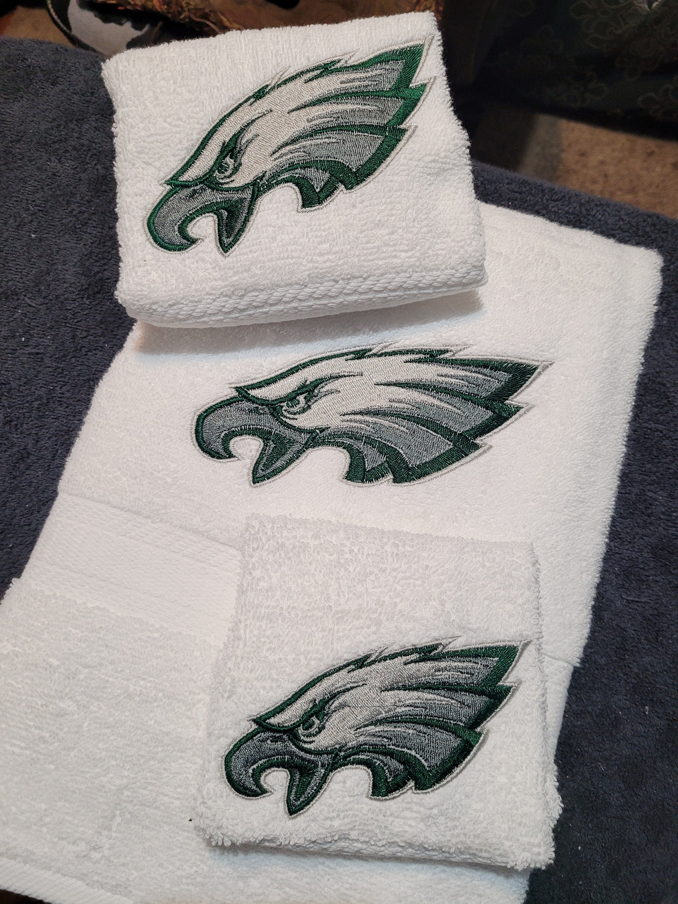 Philadelphia Eagles 3-piece Bathroom Decor - Etsy