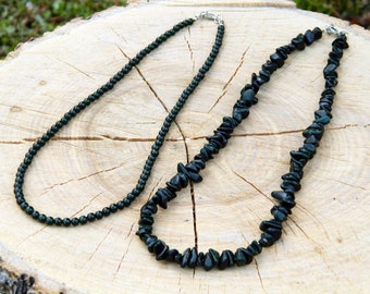 Green Goldstone Necklace, Sandstone Choker, Goldstone Choker, Beaded Necklace, Chip Necklace, 35-180 cm, 14-71 inch, 4-6-8-10mm, 4-6mm chips