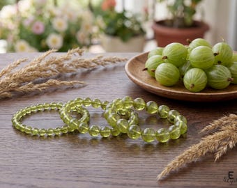 Peridot Bracelet, Olivine Bracelet, August Birthstone