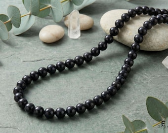 Shungite Necklace Choker, Anklet, Bracelet with closure, EMF protection, protection jewelry, 5g protection