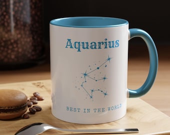 Zodiac Sign Mug, Custom Astrology Coffee Cup, Personalized Zodiac Gift, Celestial Constellation Mug, Horoscope Birthday Present for Her