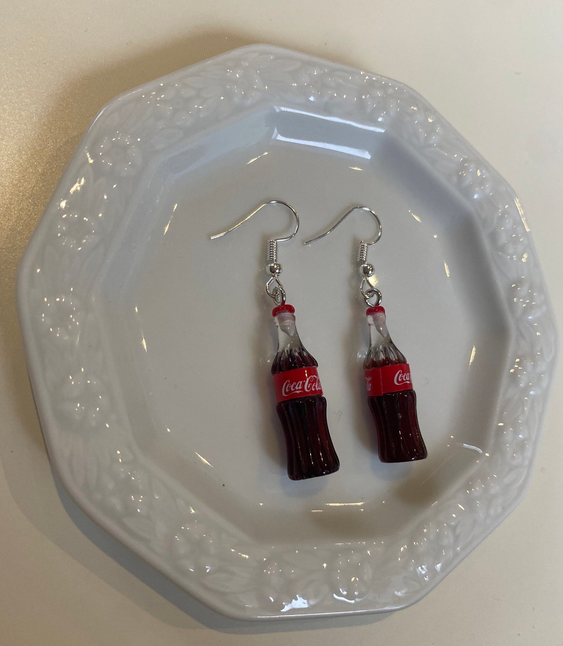 Coca Cola earrings Coca Cola bottle earrings kawaii Etsy