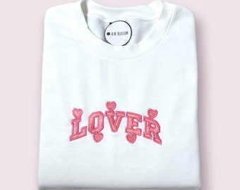 Valentines dayLover Valentines day sweater / t shirt / hoodie /cute love embroidered crewneck / gift for her / gift for him Easter