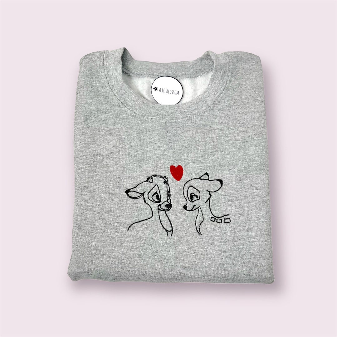 Cute Bambi Printed Loose Blanket Hoodie