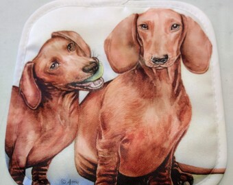 Dachshunds Potholder