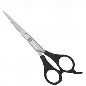 Professional Barber Shears | Sharp Hair Cutting Scissors | Lightweight Plastic Handle | Salon Grade Stainless Steel | Gift for barbers
