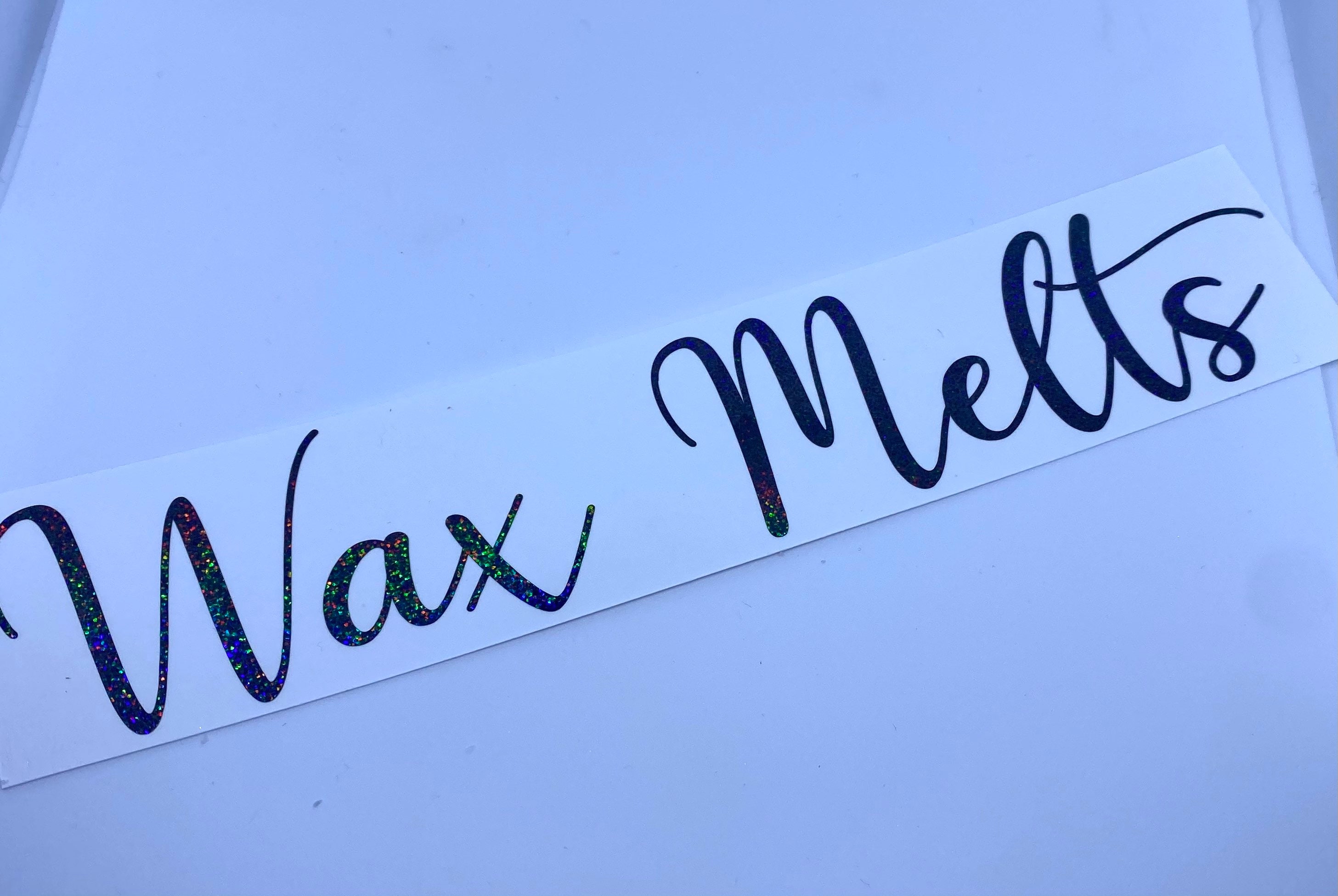 Wax Melts vinyl sticker vinyl sticker to stick on to wax melt Etsy