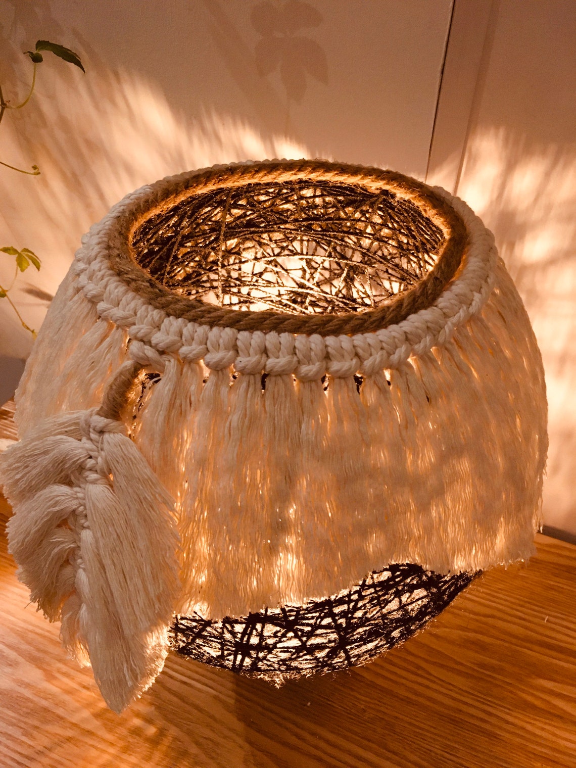 Lampe esprit vintage bohème chic Etsy