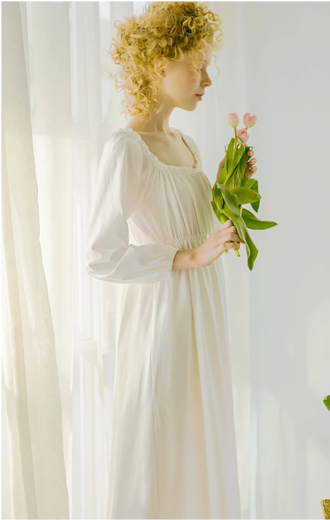 Victorian Vintage Cotton Nightgown Vintage Inspired Etsy