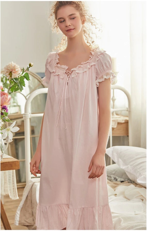 Vintage Nightgown Women Victorian 