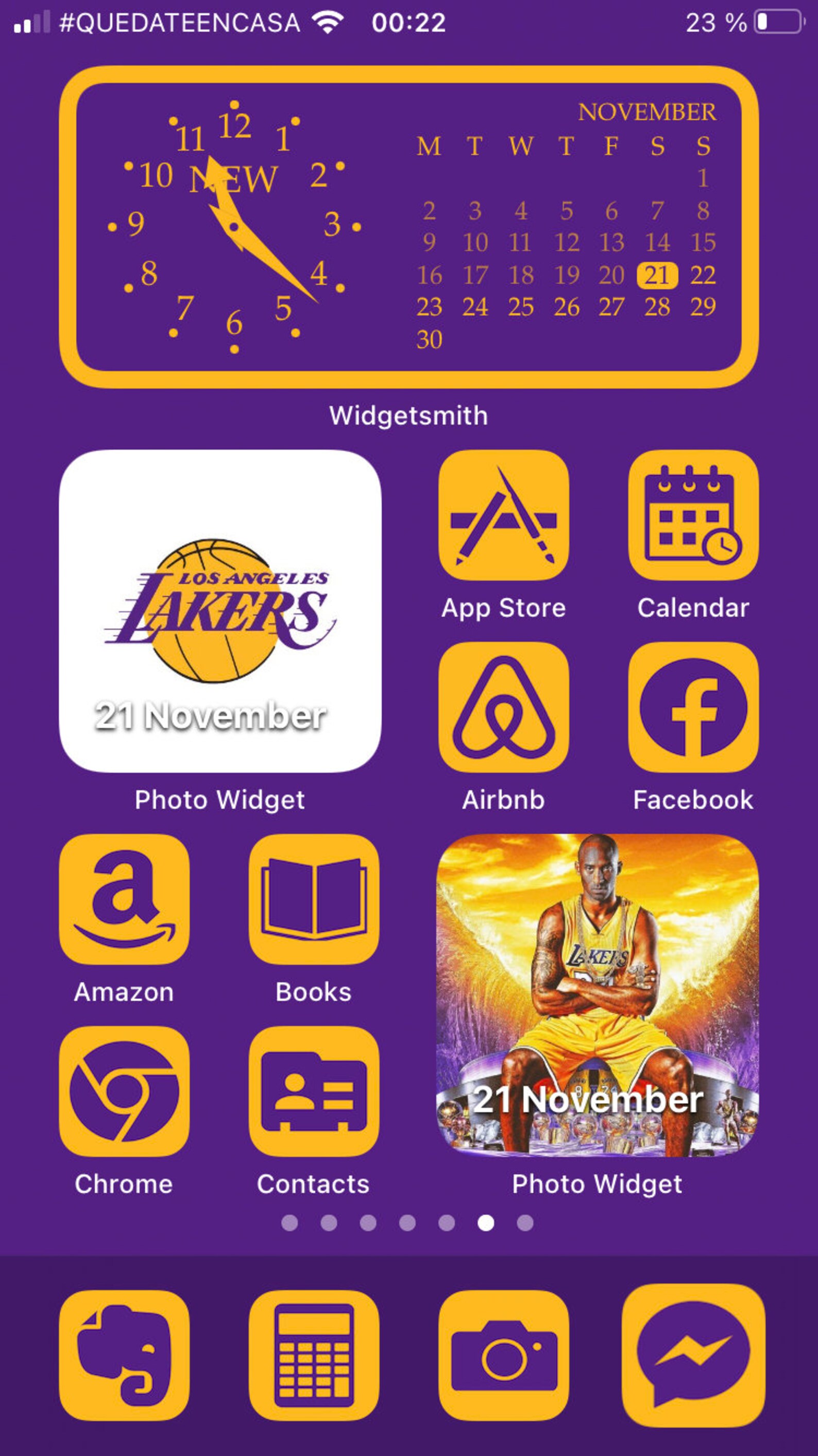78 Custom Lakers IOS 14 Smart Screen Premium APP ICONS Etsy