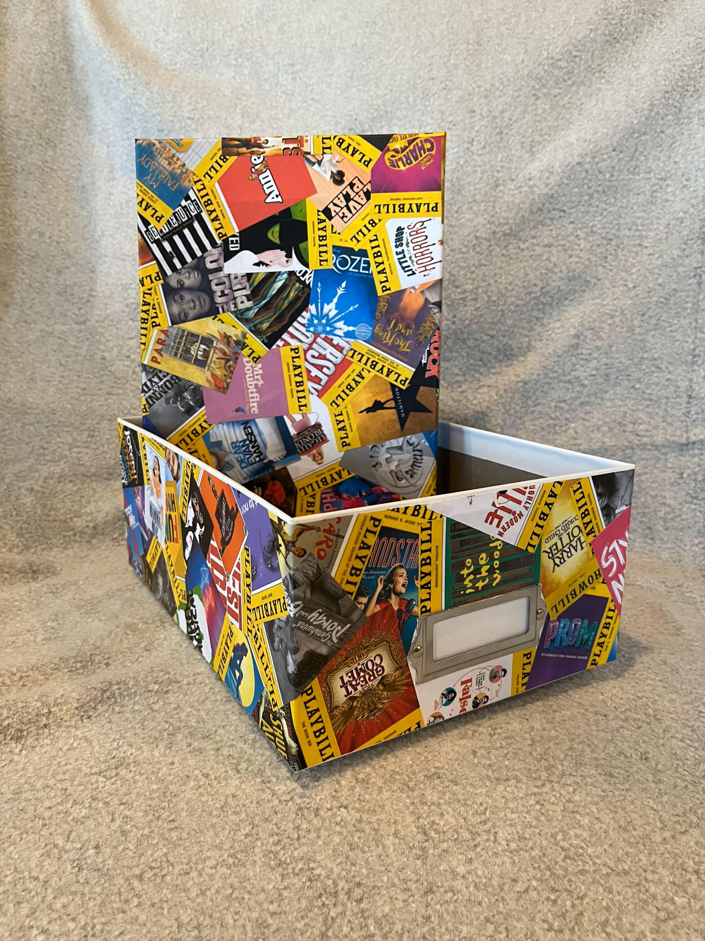 Custom Theater Program Storage Box
