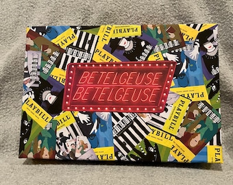 Beetlejuice Box, Beetlejuice the Musical Playbill Collage Keepsake/Memory Box