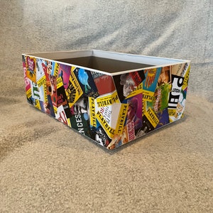 Custom Playbill Collage Box, Theater Keepsake Box see description for more details image 5