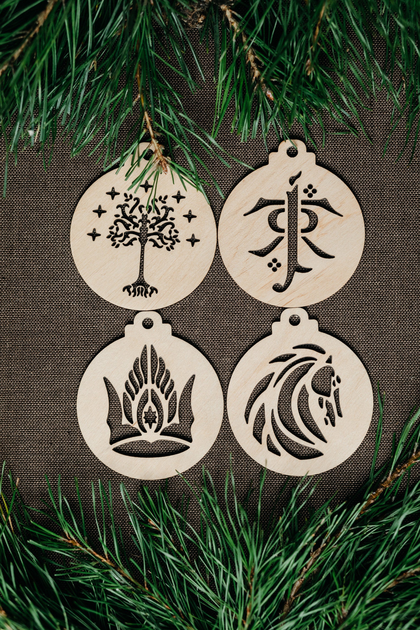 Lord Of The Rings Valentine gift Hanging Decorations Lotr Gift Etsy