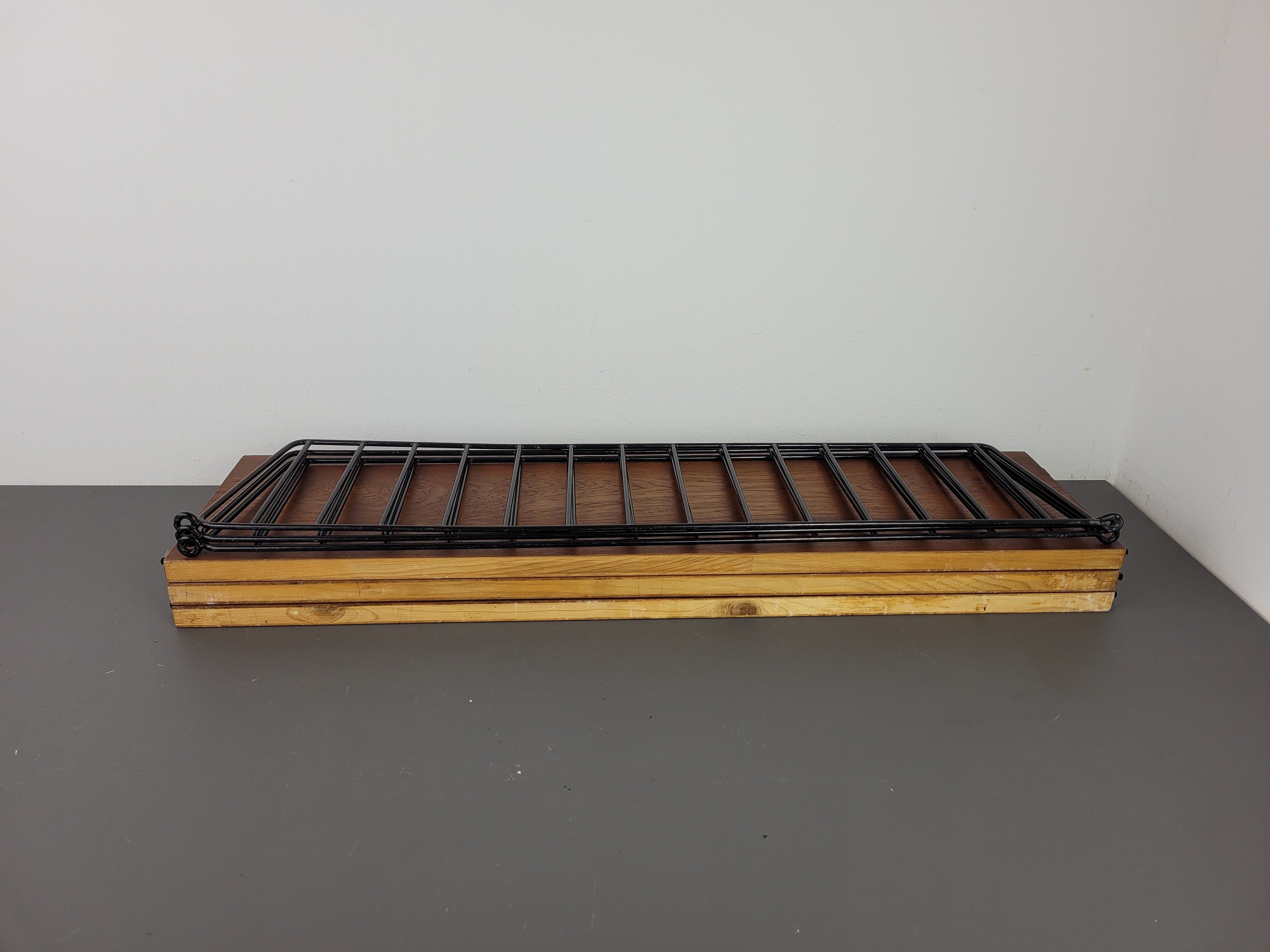 Antique String Rack Vintage String Rack nisse Strinning 60s Made in Sweden Teak Wall Unit ...