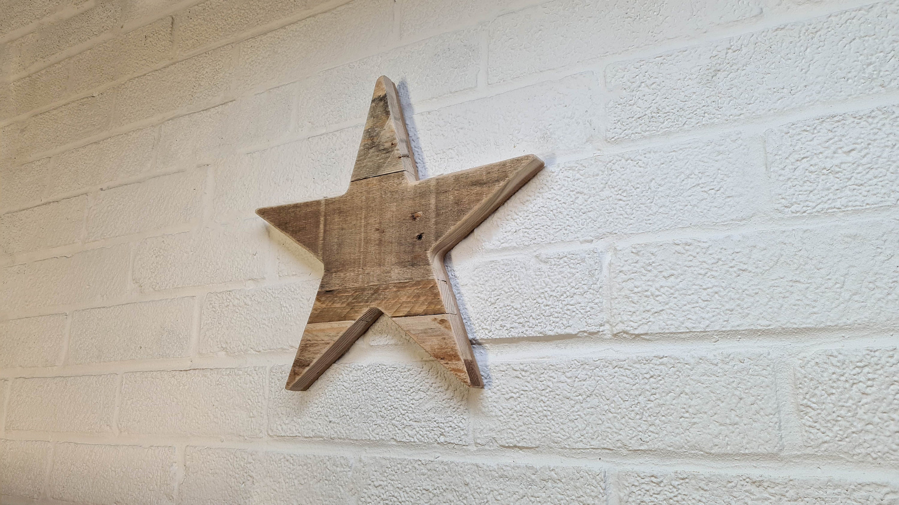 Wooden Star Decoration Wall Art Decor Industrial Rustic Etsy
