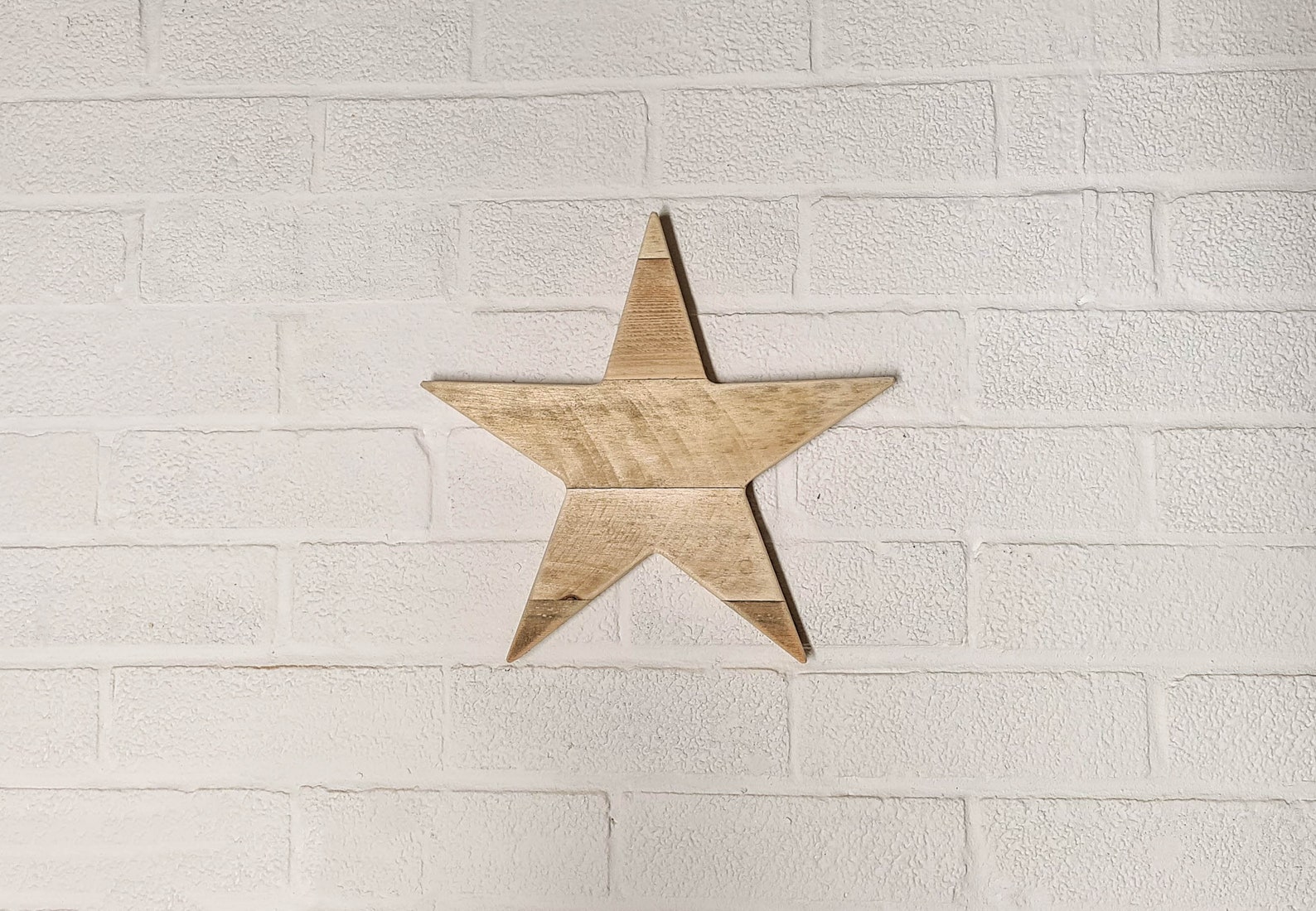 Wooden Star Decoration Wall Art Decor Industrial Rustic Etsy