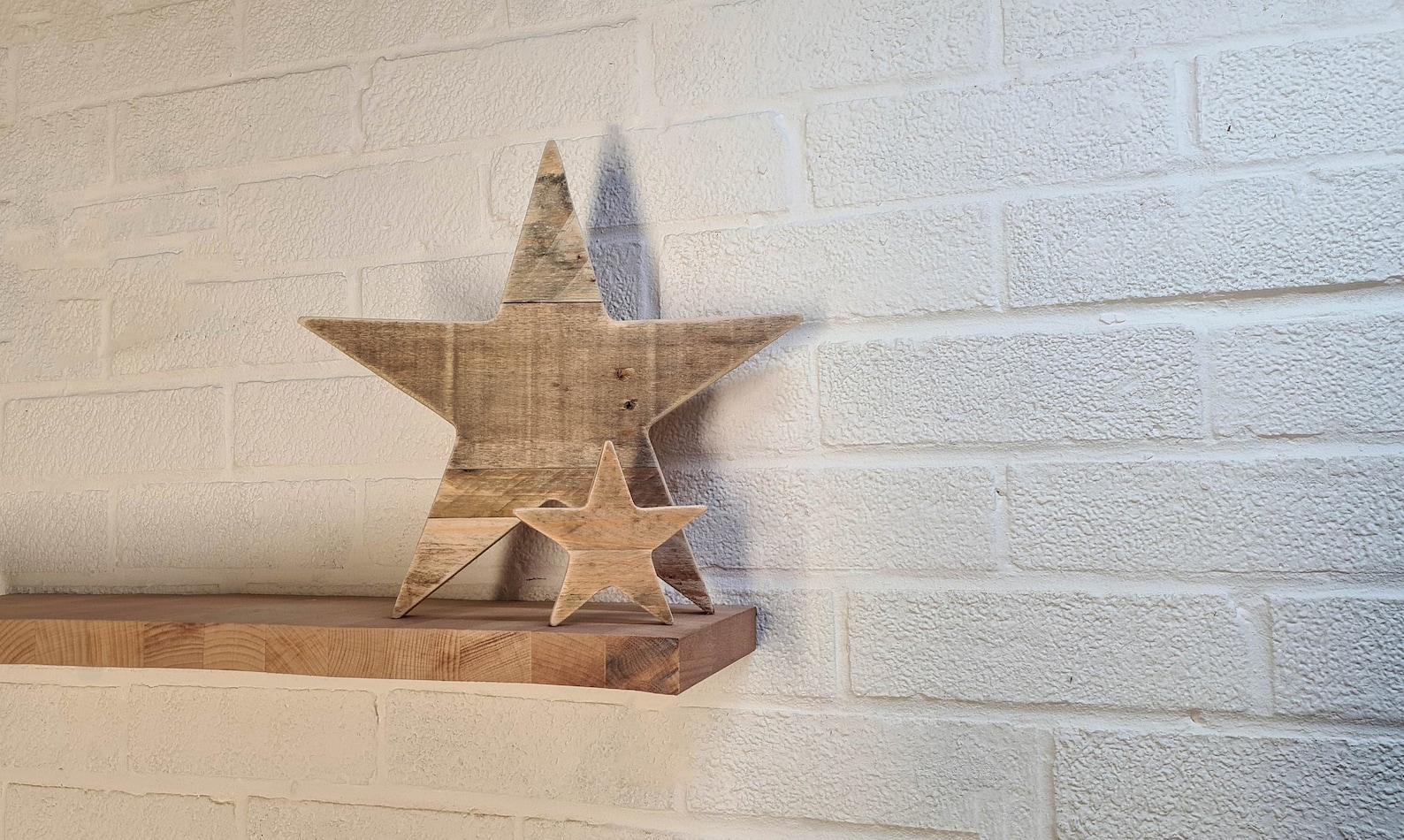 Wooden Star Decoration Wall Art Decor Industrial Rustic Etsy