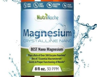 NutriNoche Pure Crystalline Liquid Magnesium Supplement - 30 PPM