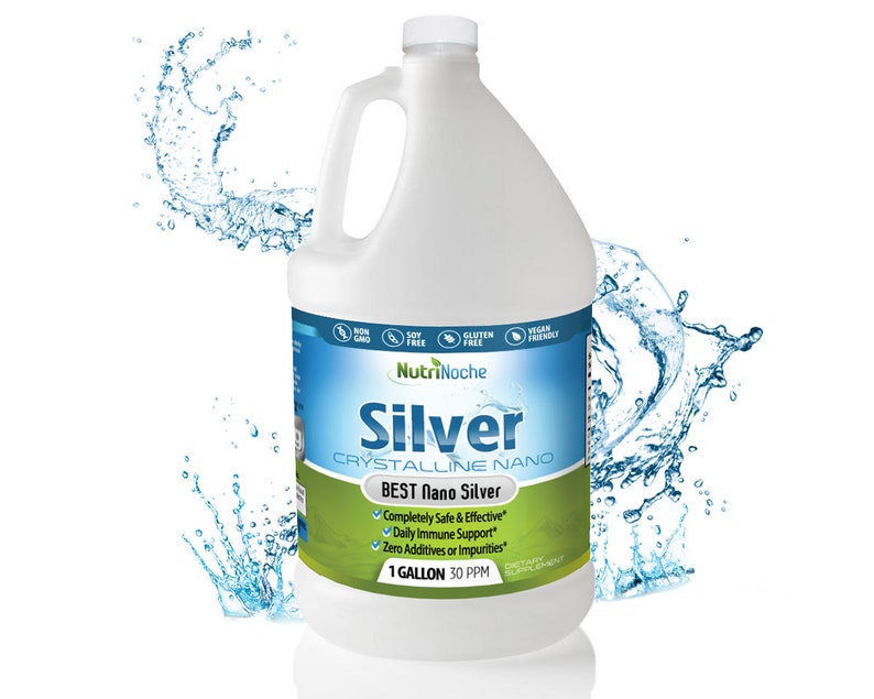 Nutrinoche Colloidal Silver Mineral Liquid Supplement 30 Ppm Colloidal