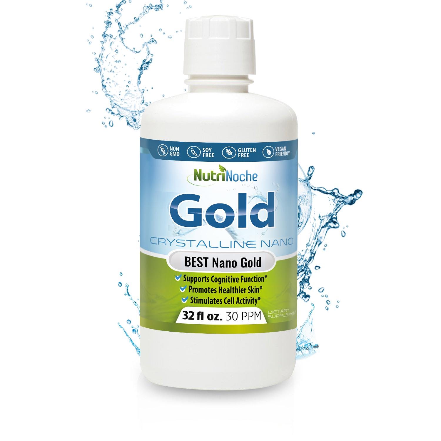 Colloidal Liquid Gold Supplement by Nutrinoche - 30 PPM - Etsy