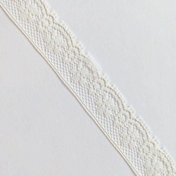 Light Ivory Lace Trim 3/4" Wide