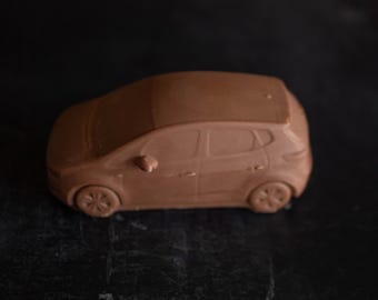 Two Chocolate Hatchback Cars (Driving Test/anniversary /gift/ Cake topper)