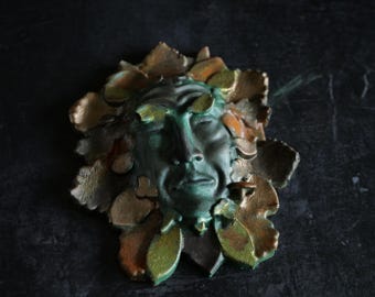 Belgian Chocolate Metallic coloured Green Man