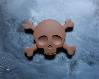 Halloween Skull Belgian Chocolate Bars: Spooky Gourmet Gift Box