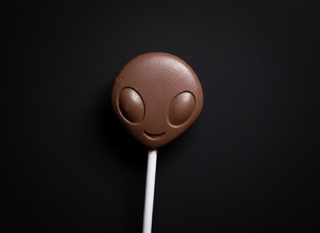 Alien Fresh Choco Rocks Spooky Halloween Belgian Milk Chocolate Alien - Handmade Gourmet Treats ...