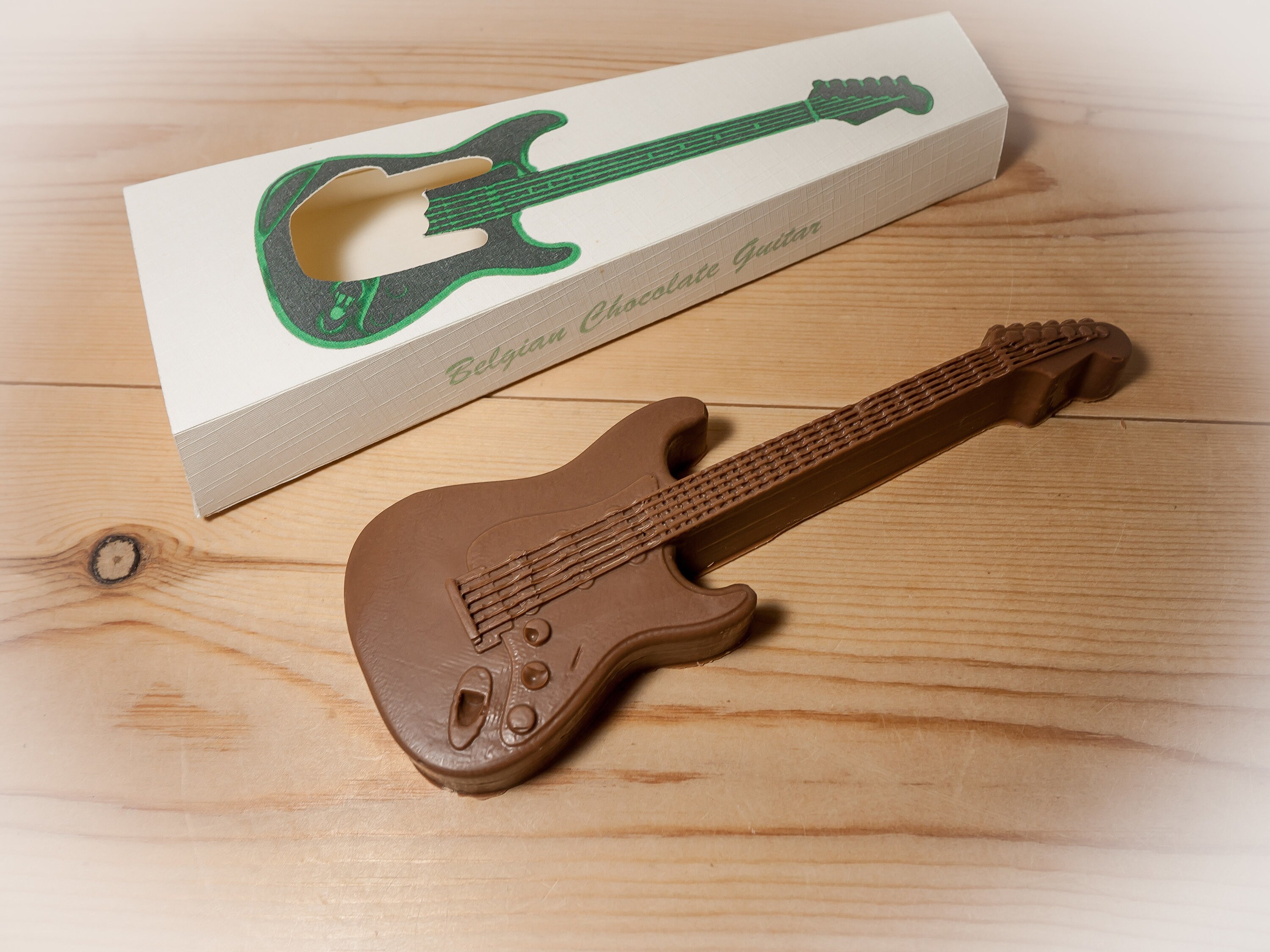 Large Belgian chocolate Electric Guitar Etsy