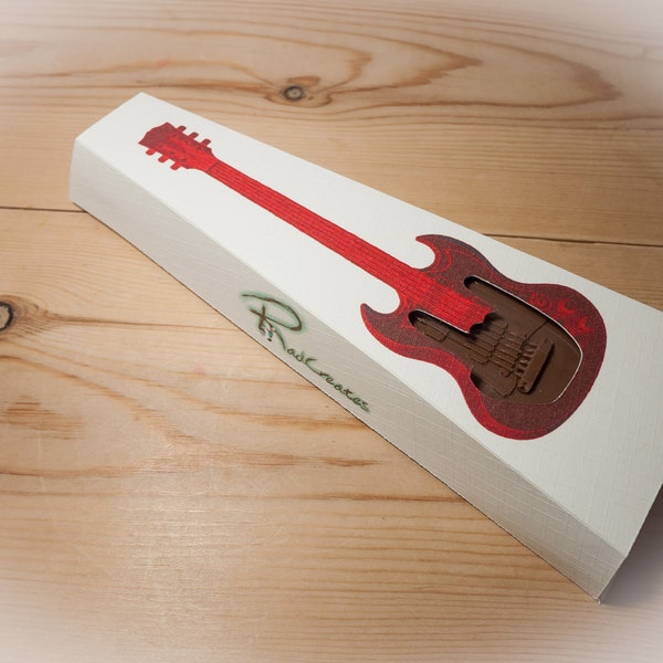 Belgian milk Chocolate Electric Guitar