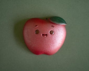 Belgian Chocolate Metallic coloured cute Apple/ Kawaii