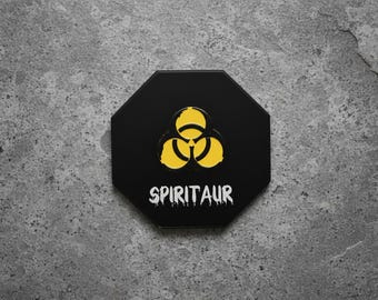 Weathered Biohazard Signling - Door Sign, Plaque, Nameplate