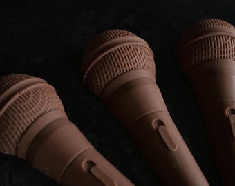 Milk Chocolate Microphone Bars - Delicious Musical Treats for Singers, Bands, and Music Lovers