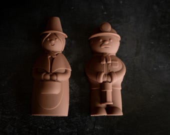 Welsh Lady and Welsh Miner Chocolate Bars / Cymru/ Wales
