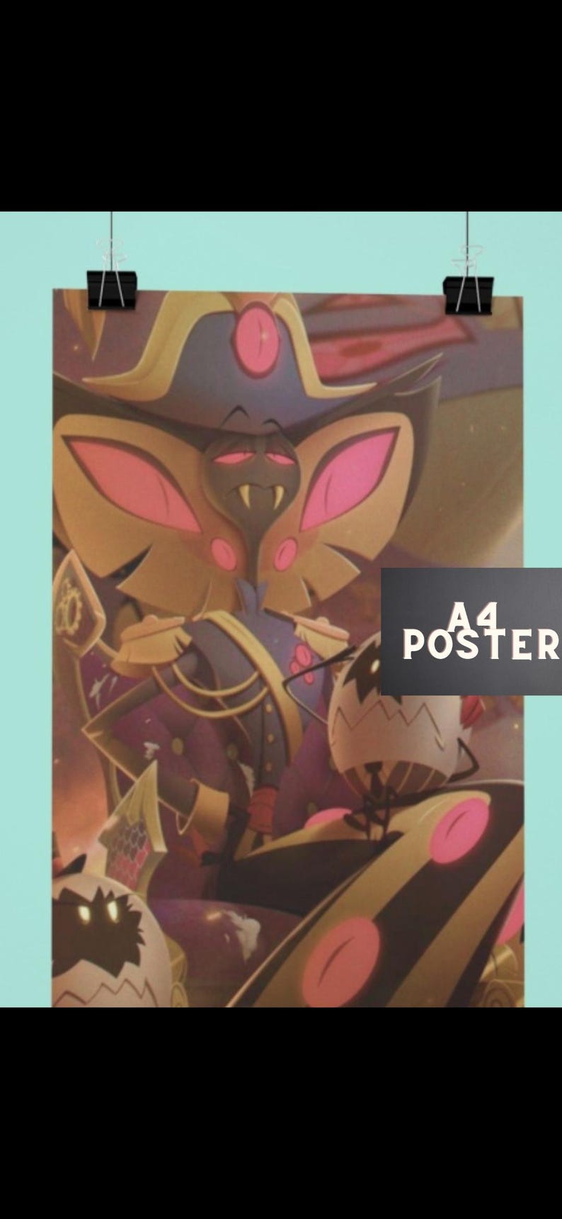 Sir Pentious Hazbin Hotel Memorial A4 Poster Print - Etsy
