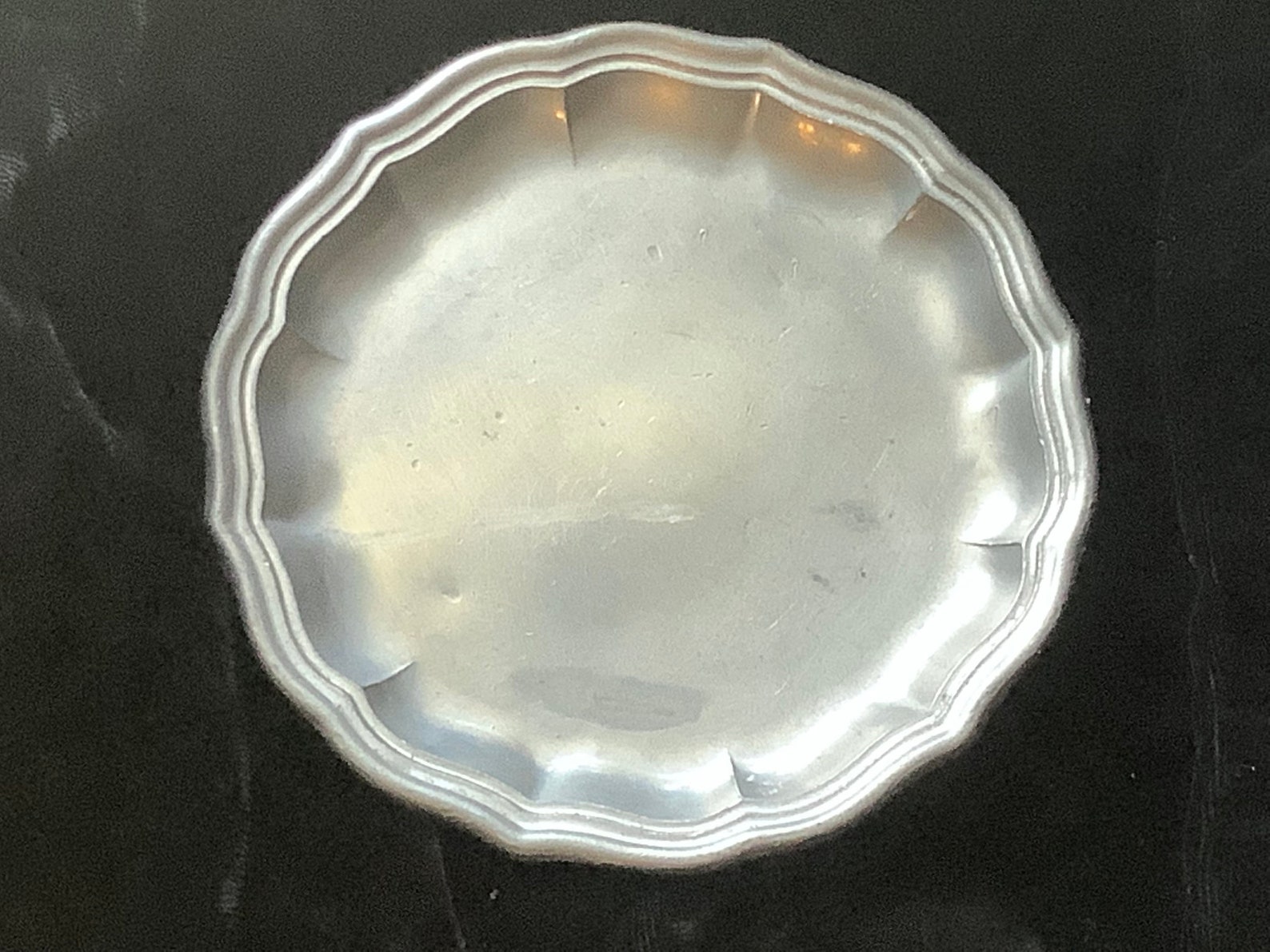 Peltro Metalars Italian Pewter Plate Vintage Queen Anne Etsy