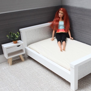 Barbie wooden bed best sale
