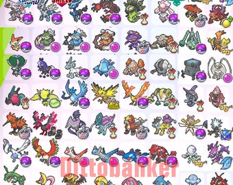 Mythical Pokemon Etsy Mythical Pokemon Etsy