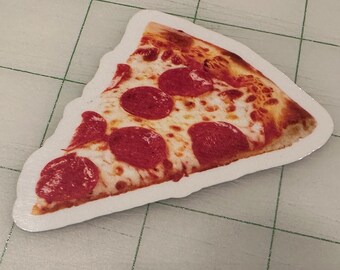 Pizza Slice Sticker | Vinyl Waterproof | Die Cut Sticker | AI Generated